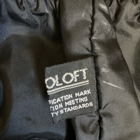 Downhill Racer Jacket 80s Vtg Thermaloft Black - Picture 7 of 9